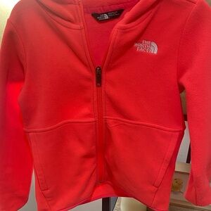 The North Face Kids Bright Coral Fleece Zip Hoodie